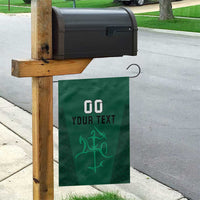 Custom Lithuania Football Garden Flag Vytis Lithuanian Lietuva Green Version