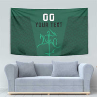 Custom Lithuania Football Tapestry Vytis Lithuanian Lietuva Green Version