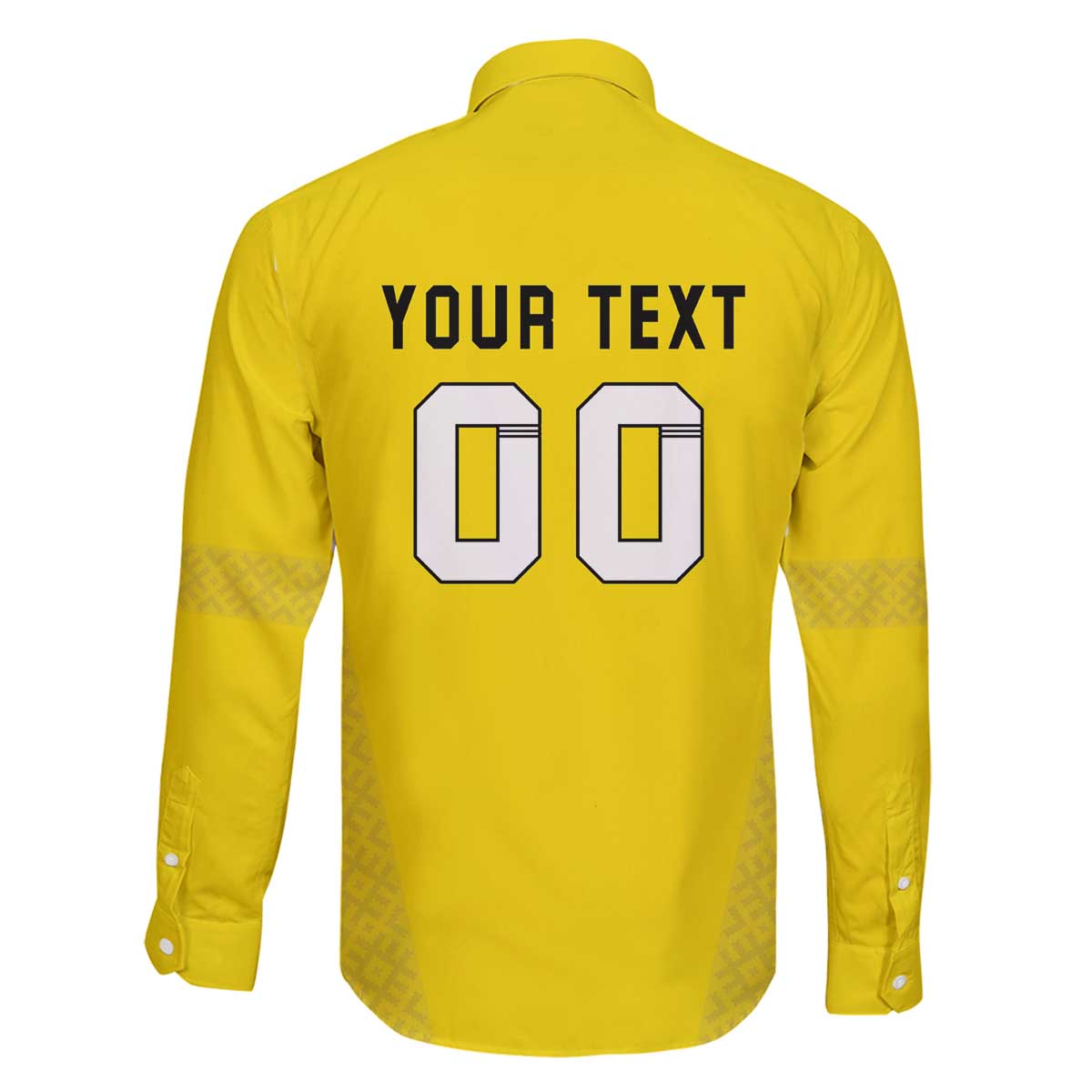 Custom Lithuania Football Family Matching Off The Shoulder Long Sleeve Dress and Hawaiian Shirt Vytis Lithuanian Lietuva Yellow Version