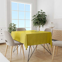 Custom Lithuania Football Tablecloth Vytis Lithuanian Lietuva Yellow Version