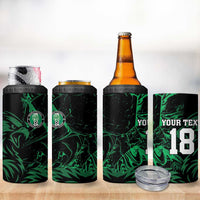 Custom Nigeria Football 4 in 1 Can Cooler Tumbler Super Eagles Power