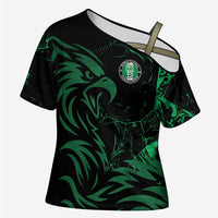 Custom Nigeria Football Cross Shoulder Shirt Super Eagles Power