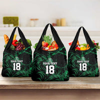 Custom Nigeria Football Grocery Bag Super Eagles Power