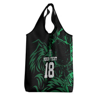 Custom Nigeria Football Grocery Bag Super Eagles Power