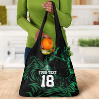 Custom Nigeria Football Grocery Bag Super Eagles Power
