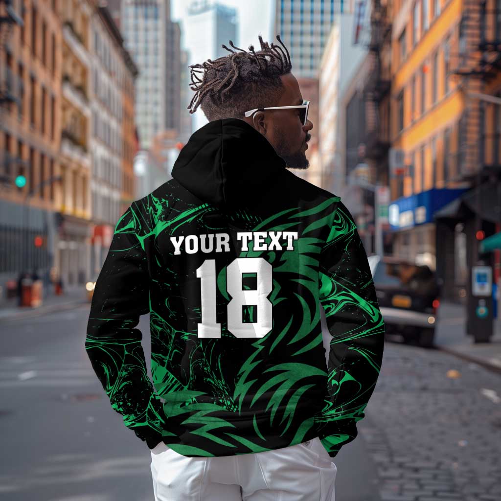 Custom Nigeria Football Hoodie Super Eagles Power