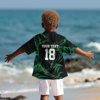 Custom Nigeria Football Kid Hawaiian Shirt Super Eagles Power