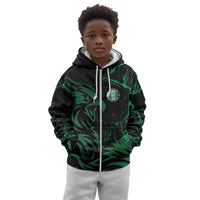 Custom Nigeria Football Kid Hoodie Super Eagles Power