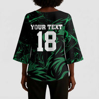 Custom Nigeria Football Kimono Sleeve Blouse Super Eagles Power