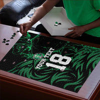 Custom Nigeria Football Puzzle Super Eagles Power