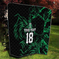 Custom Nigeria Football Quilt Super Eagles Power