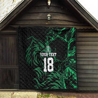 Custom Nigeria Football Quilt Super Eagles Power