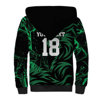 Custom Nigeria Football Sherpa Hoodie Super Eagles Power
