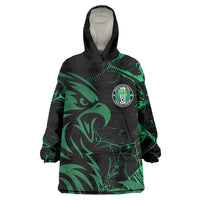 Custom Nigeria Football Wearable Blanket Hoodie Super Eagles Power