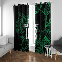 Custom Nigeria Football Window Curtain Super Eagles Power