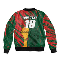 Custom Senegal Champions Football Bomber Jacket Lions of Teranga Rise Again