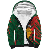 Custom Senegal Champions Football Sherpa Hoodie Lions of Teranga Rise Again