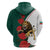 Bulgaria Lion Hoodie Folk Patterns With Rose