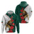 Bulgaria Lion Hoodie Folk Patterns With Rose