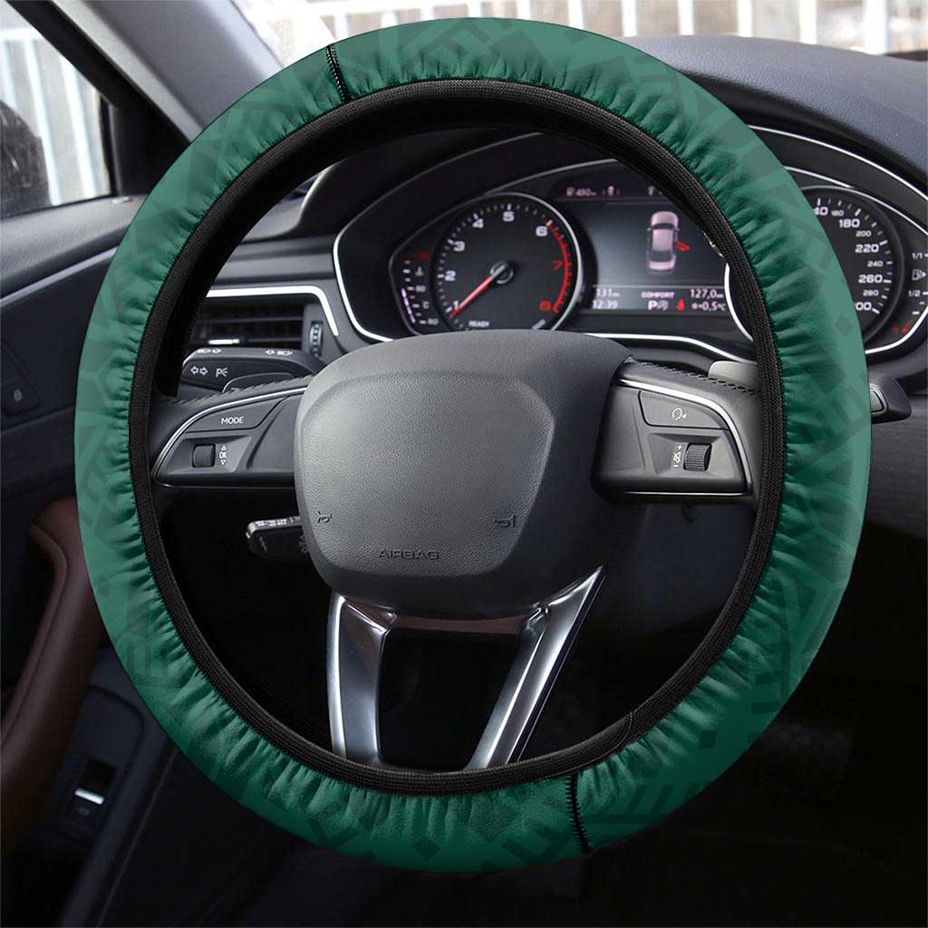 Bulgaria Lion Steering Wheel Cover Folk Patterns With Rose