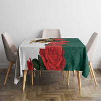 Bulgaria Lion Tablecloth Folk Patterns With Rose