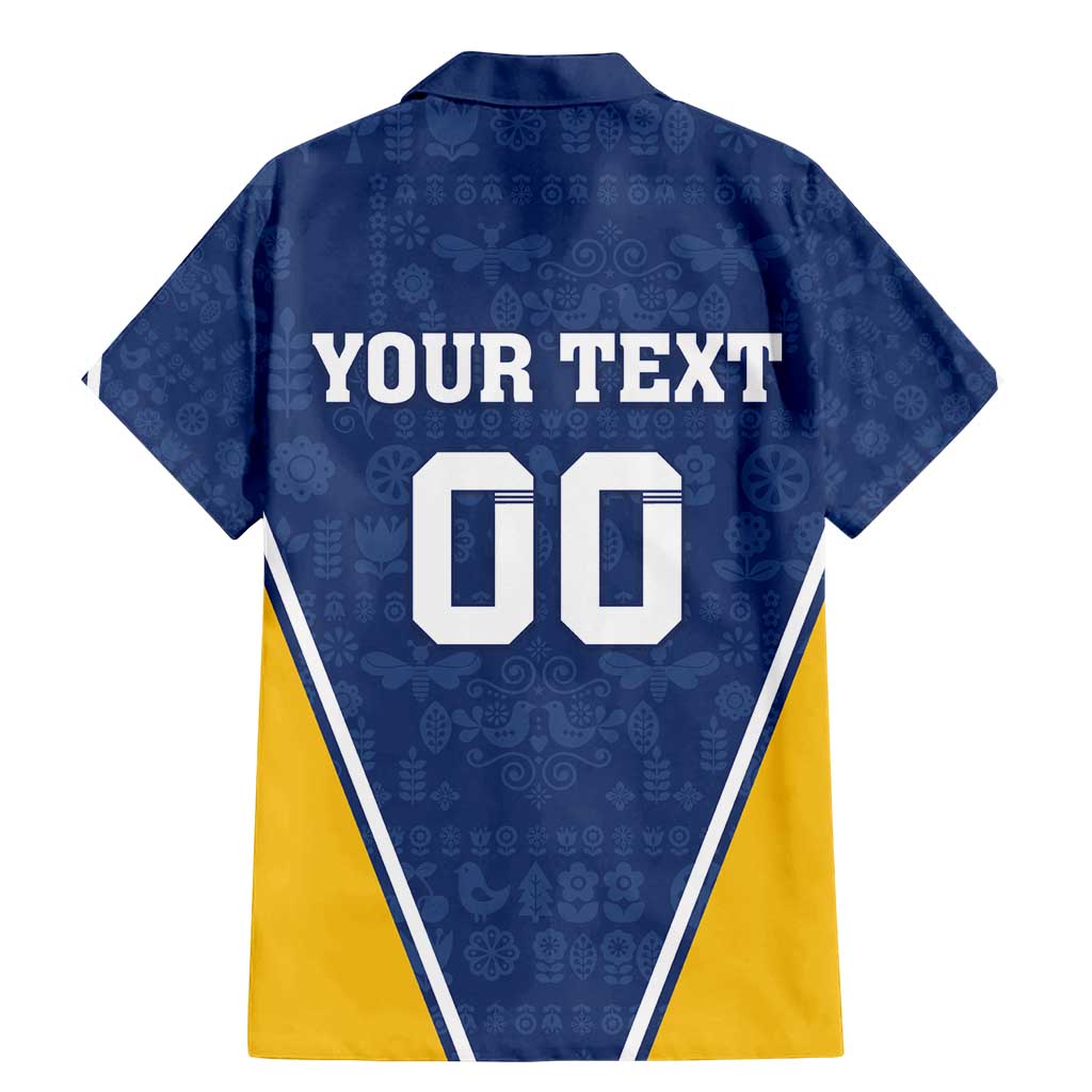 Custom Finland Lion Family Matching Mermaid Dress and Hawaiian Shirt Finnish Folk Patterns