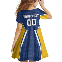 Custom Finland Lion Family Matching Off Shoulder Maxi Dress and Hawaiian Shirt Finnish Folk Patterns