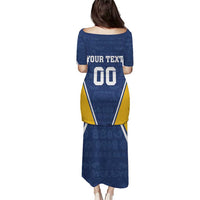 Custom Finland Lion Puletasi Finnish Folk Patterns