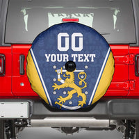 Custom Finland Lion Spare Tire Cover Finnish Folk Patterns