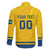 Custom Sweden Hockey Family Matching Off The Shoulder Long Sleeve Dress and Hawaiian Shirt Tre Kronor Go Champions