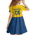 Custom Sweden Hockey Family Matching Off Shoulder Maxi Dress and Hawaiian Shirt Tre Kronor Go Champions
