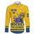 Custom Sweden Hockey Family Matching Off Shoulder Maxi Dress and Hawaiian Shirt Tre Kronor Go Champions