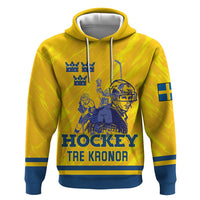 Custom Sweden Hockey Hoodie Tre Kronor Go Champions
