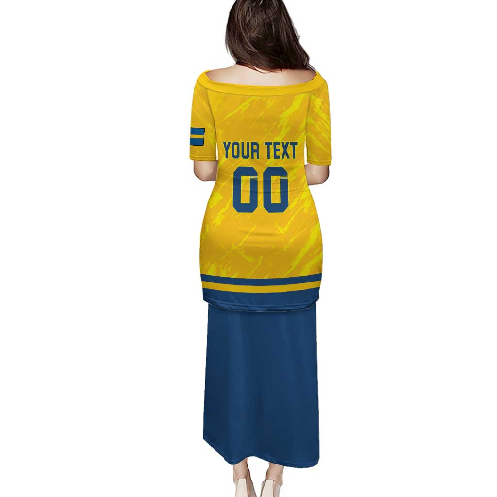 Custom Sweden Hockey Puletasi Tre Kronor Go Champions