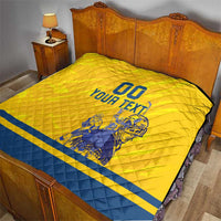 Custom Sweden Hockey Quilt Tre Kronor Go Champions