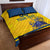 Custom Sweden Hockey Quilt Bed Set Tre Kronor Go Champions