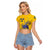 Custom Sweden Hockey Raglan Cropped T Shirt Tre Kronor Go Champions