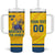 Custom Sweden Hockey Tumbler With Handle Tre Kronor Go Champions