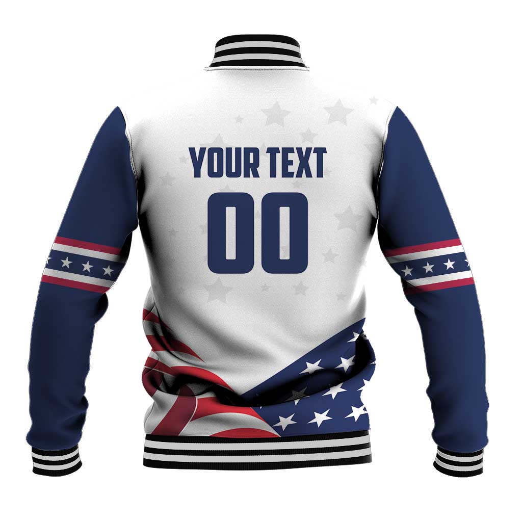 Custom USA Hockey Baseball Jacket Team USA Eagle Mascot