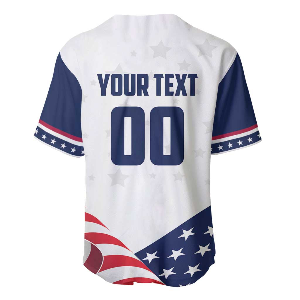 Custom USA Hockey Baseball Jersey Team USA Eagle Mascot