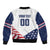 Custom USA Hockey Bomber Jacket Team USA Eagle Mascot