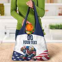 Custom USA Hockey Grocery Bag Team USA Eagle Mascot