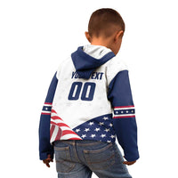 Custom USA Hockey Kid Hoodie Team USA Eagle Mascot