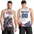 Custom USA Hockey Men Tank Top Team USA Eagle Mascot