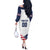 Custom USA Hockey Off The Shoulder Long Sleeve Dress Team USA Eagle Mascot