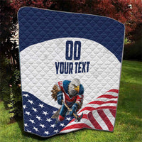 Custom USA Hockey Quilt Team USA Eagle Mascot