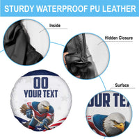 Custom USA Hockey Spare Tire Cover Team USA Eagle Mascot