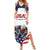 Custom USA Hockey Summer Maxi Dress Team USA Eagle Mascot