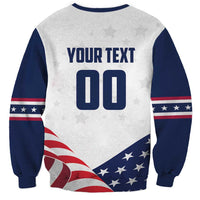 Custom USA Hockey Sweatshirt Team USA Eagle Mascot