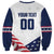 Custom USA Hockey Sweatshirt Team USA Eagle Mascot